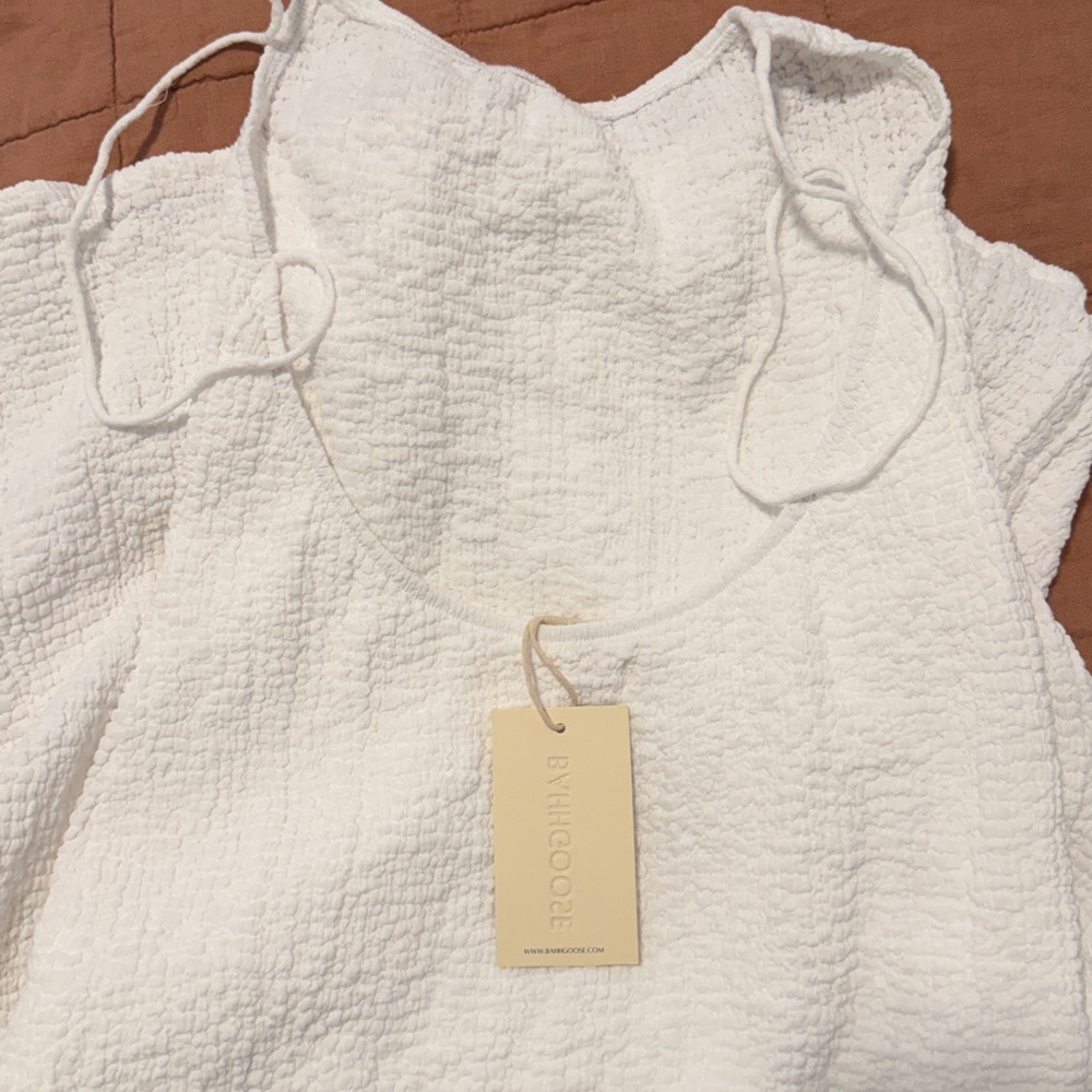 Bahhgoose Nuage White Slip Dress | New with Tags | Size XS/S - Picture 4 of 7